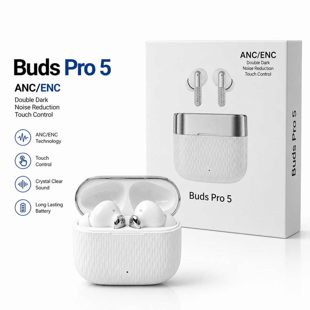 Buds Pro 5 TWS ANC/ENC Earbuds
