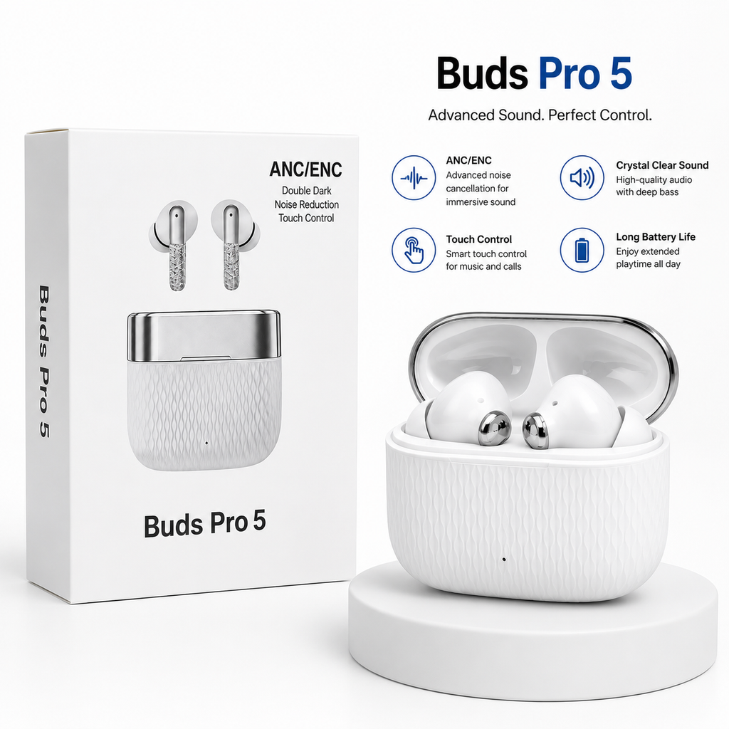 Buds Pro 5 TWS ANC/ENC Earbuds