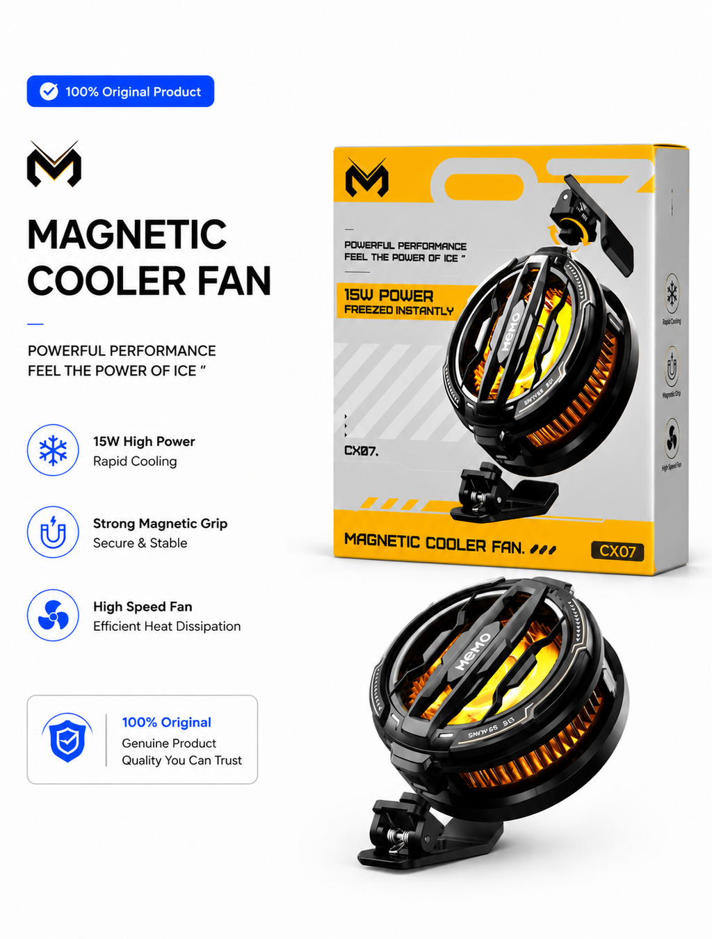 CX07 Magnetic Cooling Fan