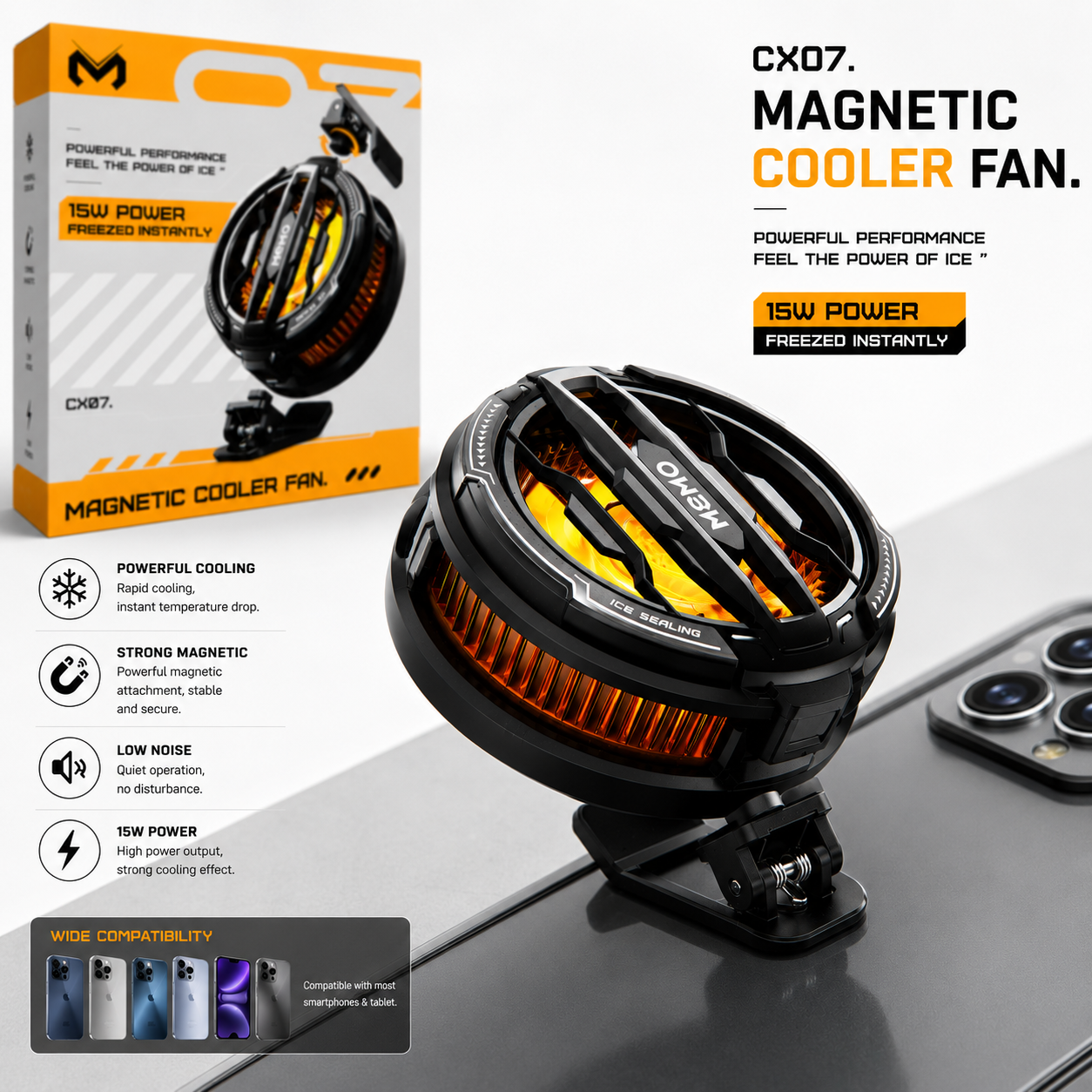 CX07 Magnetic Cooling Fan